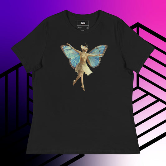 IndigoCrimson Women's Classic Butterfly Fairy Tee