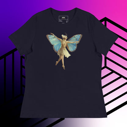 IndigoCrimson Women's Classic Butterfly Fairy Tee