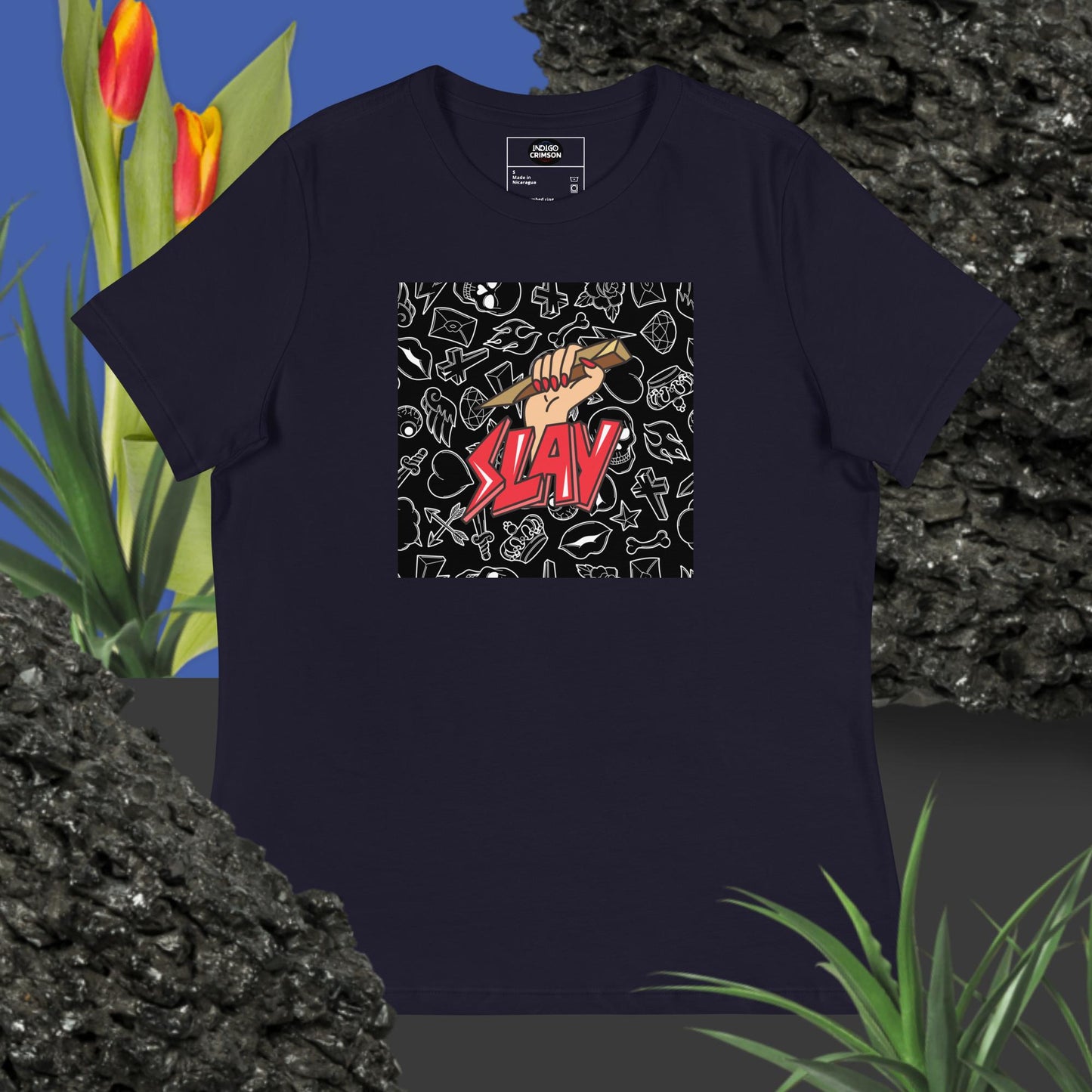 IndigoCrimson Women's Slay Tee