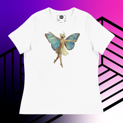 IndigoCrimson Women's Classic Butterfly Fairy Tee